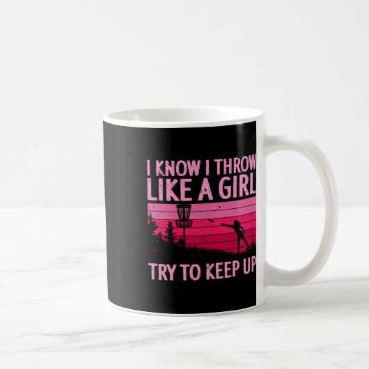 Mug Conception de disque de golf cool pour femmes Fill (Droite)