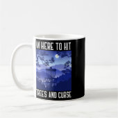 Mug Conception de disque de golf rétro pour hommes fem (Gauche)