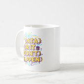 Mug Conception de données scientifiques - Données ou c (Devant gauche)