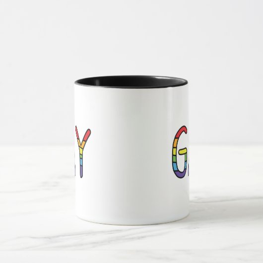 Mug Conception de Doodle Gay (Centre)