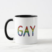 Mug Conception de Doodle Gay (Gauche)