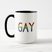 Mug Conception de Doodle Gay (Gauche)