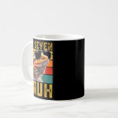 Mug Conception de dragon barbu drôle mème Six Sept 6 7 (Devant gauche)