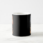 Mug Conception de drapeau américain Rottweiler d'amour (Centre)