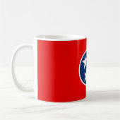 Mug Conception de drapeau d'état du Tennessee (Gauche)