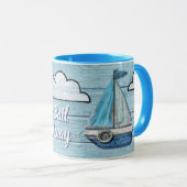 Mug Conception de Driftwood Beach Conception Yacht 2 t (Devant droit)