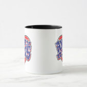 Mug Conception de fans de courses en colère v2 (Centre)