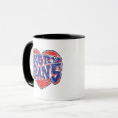 Mug Conception de fans de courses en colère v2 (Devant gauche)