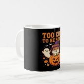 Mug Conception de fantôme de citrouille de hamster de  (Devant gauche)