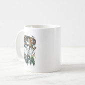 Mug Conception de fantôme de papa hanté Halloween (Devant gauche)