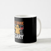 Mug Conception de fantôme effrayant pour manger et boi (Devant droit)