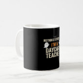 Mug Conception de fantôme Halloween pour enseignant en (Devant gauche)