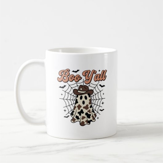 Mug Conception de fantôme occidental Halloween Boo Yal (Gauche)
