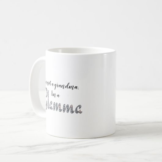 Mug Conception de fausses pierres de faux-bling de (Devant gauche)
