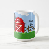 Mug Conception de Ferme de Campagne (Devant droit)
