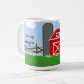 Mug Conception de Ferme de Campagne (Devant gauche)