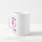 Mug Conception de fête amusante de princesse de footll (Devant gauche)