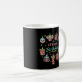 Mug Conception de fête d'anniversaire d'animaux sauvag (Devant droit)