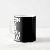 Mug Conception de fête de Bachelor cool pour hommes ga (Devant gauche)
