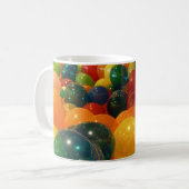 Mug Conception de fête de ballons colorés (Devant gauche)