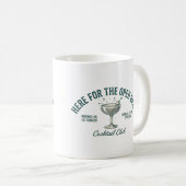 Mug Conception de fête de cocktail rétro drôle (Devant droit)