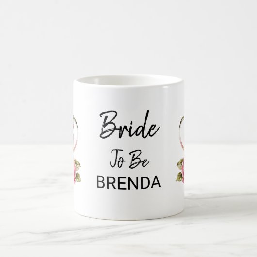 Mug Conception de fête de douche de mariage de thé de  (Centre)