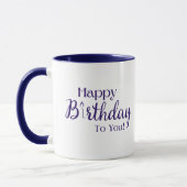 Mug Conception de fête festive pour célébration d'anni (Gauche)