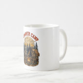 Mug Conception de feu de camp squelettique de camp d'é (Devant droit)
