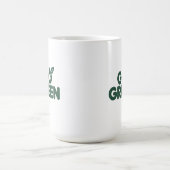 Mug Conception de feuille écologique éco-responsable m (Centre)