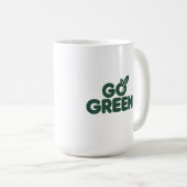 Mug Conception de feuille écologique éco-responsable m (Devant droit)