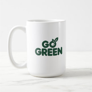 Mug Conception de feuille écologique éco-responsable m