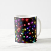 Mug Conception de feux d'artifice Étoiles Colorées (Devant droit)