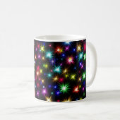 Mug Conception de feux d'artifice Étoiles Colorées (Devant droit)