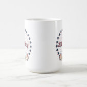 Mug Conception de feux d'artifice patriotiques 250 Bab (Centre)