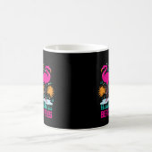 Mug Conception de flamants roses de vibes de plage (Centre)