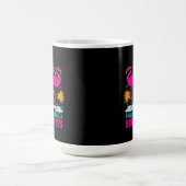 Mug Conception de flamants roses de vibes de plage (Centre)