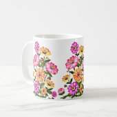 Mug Conception de fleurs à l'aquarelle-34063 (Devant gauche)