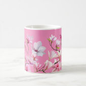 Mug Conception de fleurs de Sakura roses  (Centre)