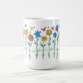 Mug Conception de fleurs en croissance (Centre)