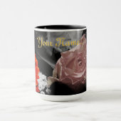 Mug Conception de fleurs neutres (Centre)