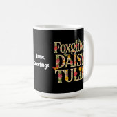 Mug Conception de fleurs sauvages de digitale, pâquere (Devant droit)