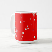 Mug conception de flocon de neige (Devant gauche)