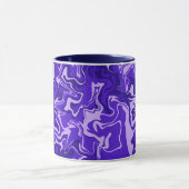 Mug Conception de fluide abstrait dans des nuances de  (Centre)