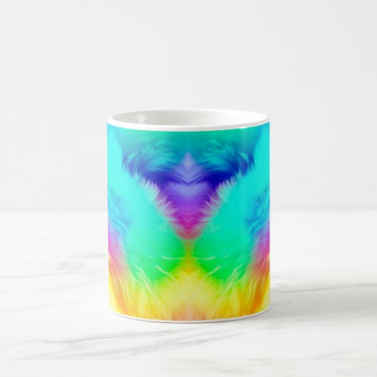 Mug Conception de fond de texture de fourrure moelleus (Centre)