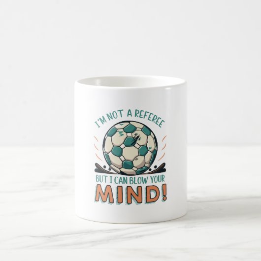 Mug Conception de football drôle (Centre)