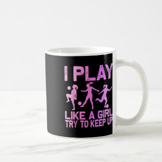 Mug Conception de football drôle pour les filles les f