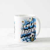 Mug Conception de football pour l'Argentine | Argentin (Devant droit)