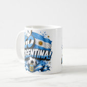 Mug Conception de football pour l'Argentine | Argentin (Devant gauche)