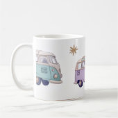 Mug Conception de fourgonnette à aquarelle (Gauche)