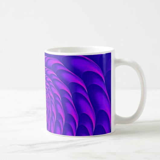 Mug Conception de fractale (écrou de Cricca, UV) sur (Droite)